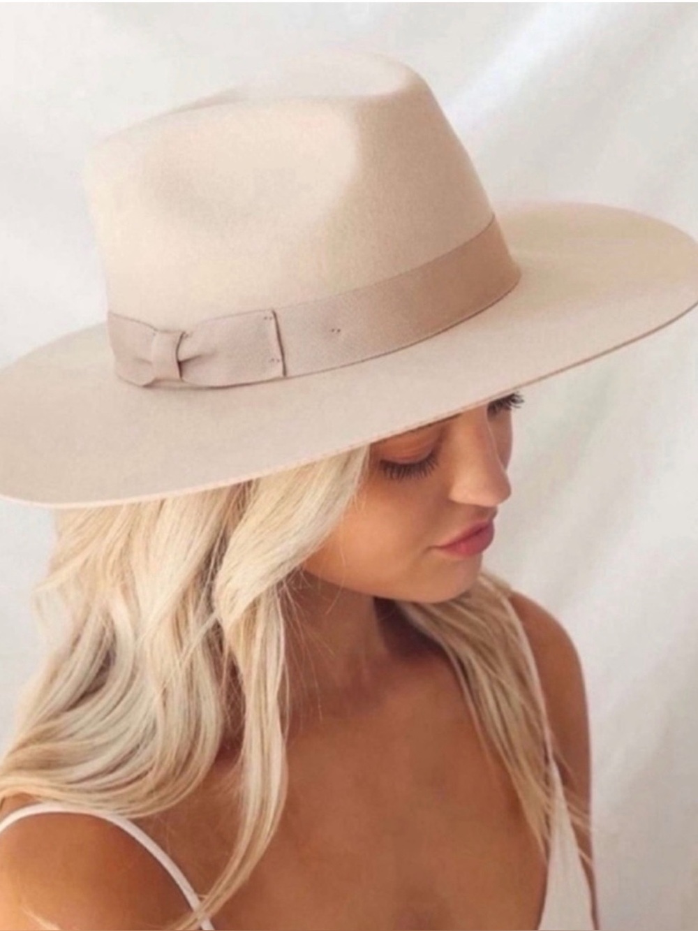 Urban outfitters Western Coastal Cowgirl Ivory Cream Wool Hat